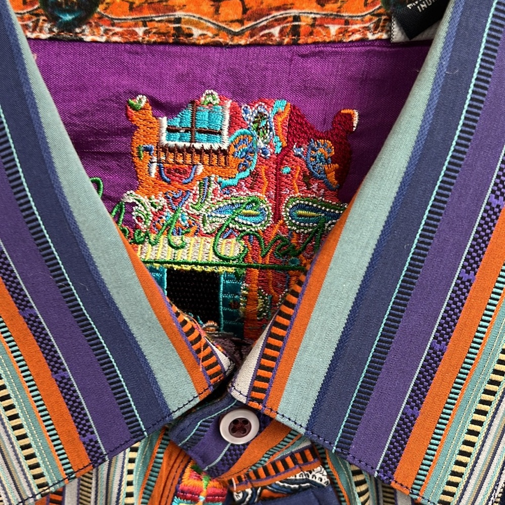 Robert Graham men’s large button down - Picture 2 of 3